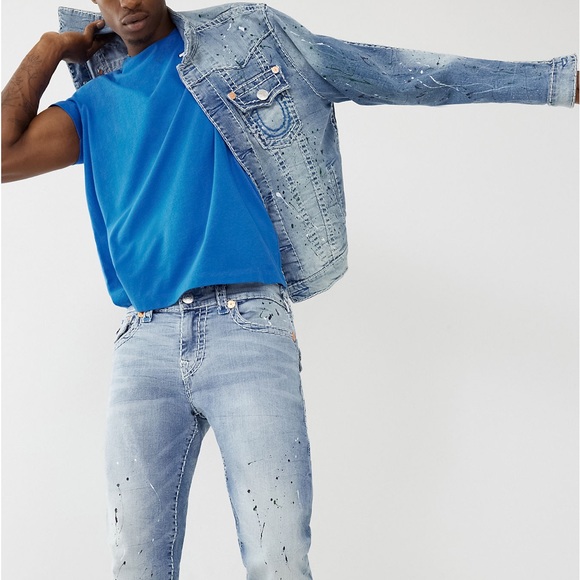 TRUE RELIGION JIMMY VINTAGE SUPER T DENIM JACKET - Picture 4 of 4